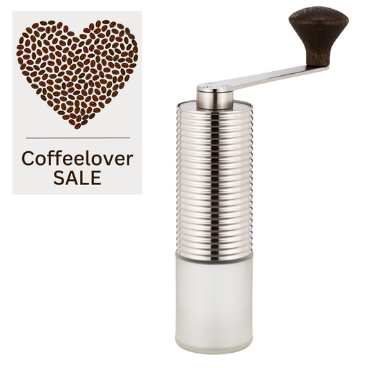 millone® compact coffee grinder, stainless steel